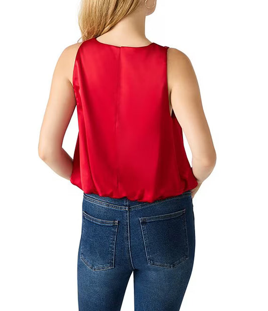 Steve Madden Yazmin Cropped Satin Top