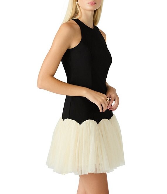 Steve Madden Nohemi Ruffle Drop Waist Dress