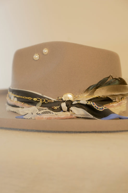 OOAK Vintage Watch Wool Hat