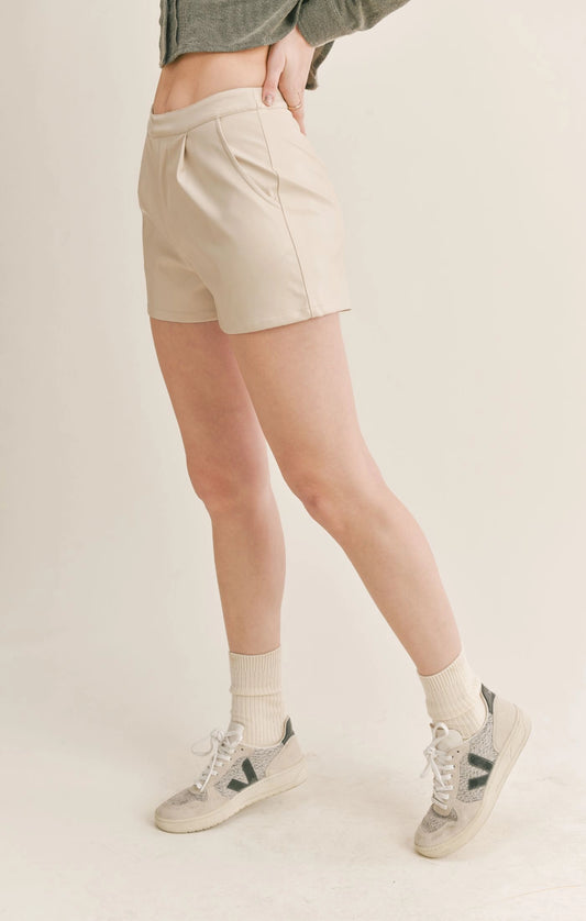 Sadie & Sage Hidden Gem PU Leather Short