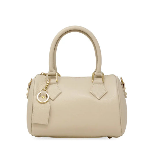 Genuine Italian Leather Small Tote Crossbody Bag