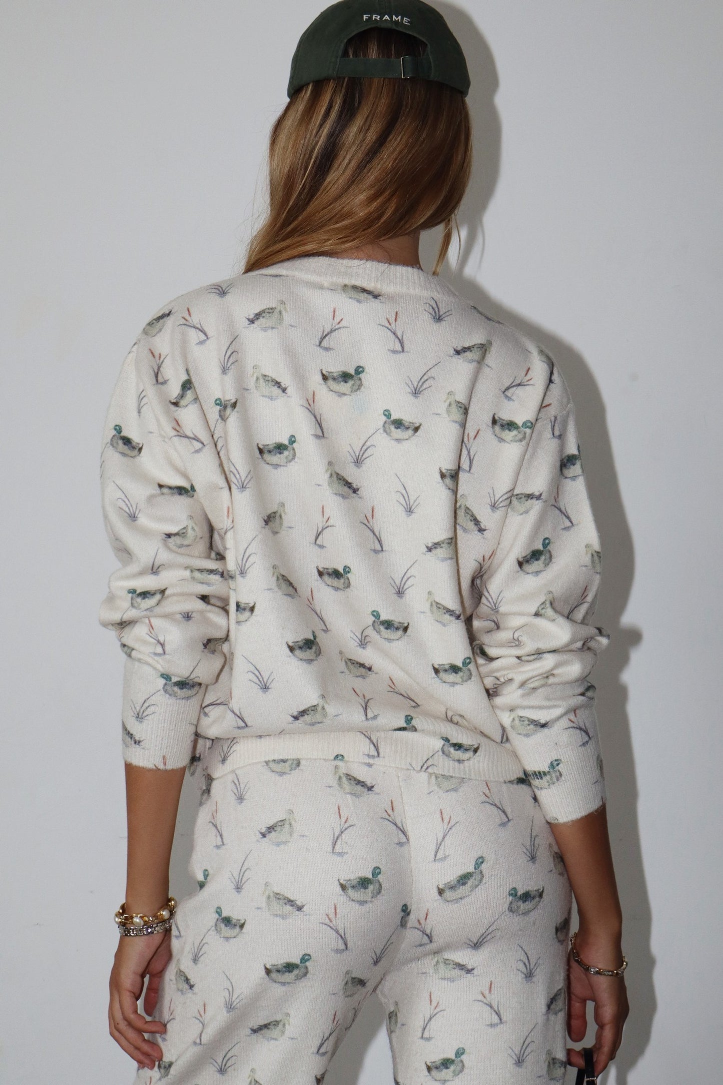 Bailey Rose Duck Print Cardigan