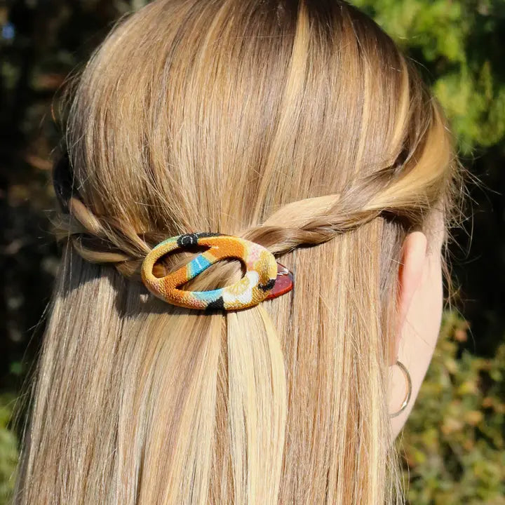 Kimono Clips Oval Swirl Clip