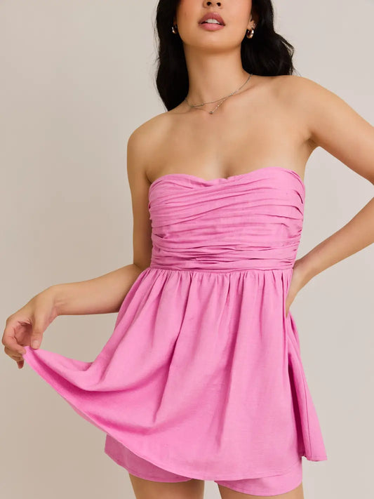 Baby Doll Tube Romper