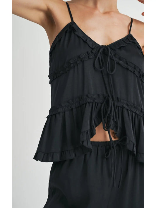 Sadie & Sage Sweet Treat Ruffle Tank Top