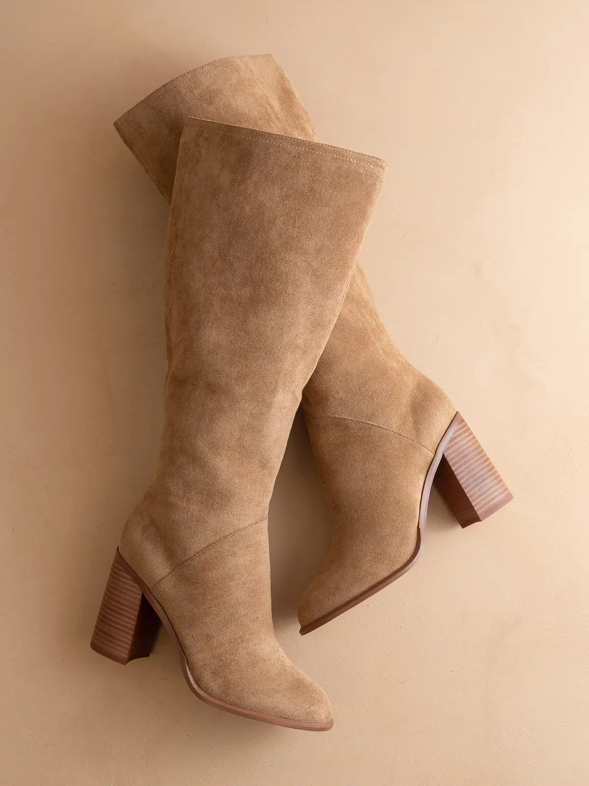The Shiloh Knee High Block Heel Boot