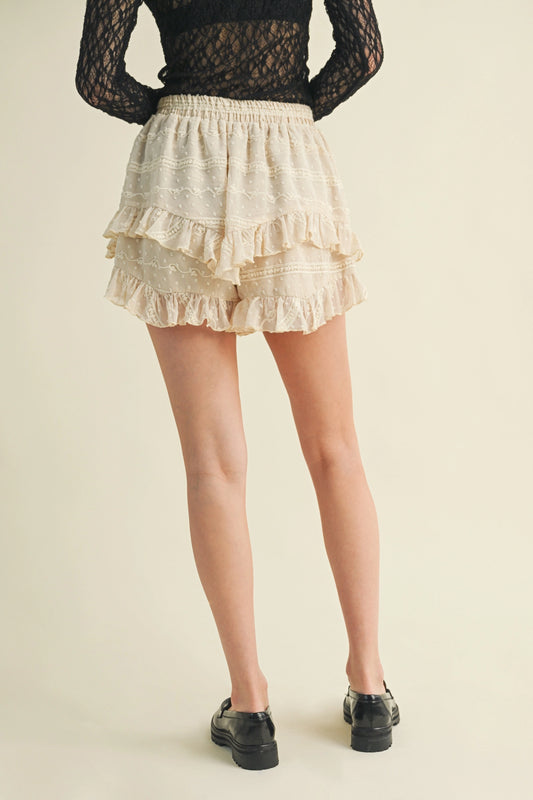 Ruffle Layered Shorts