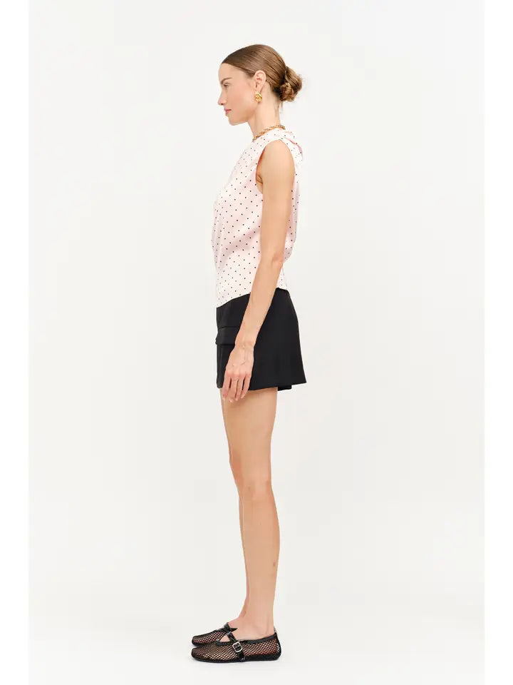 Celestine Dot Top