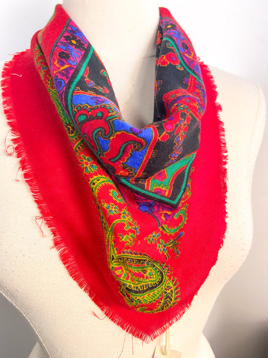 OOAK Vintage Challis Scarf