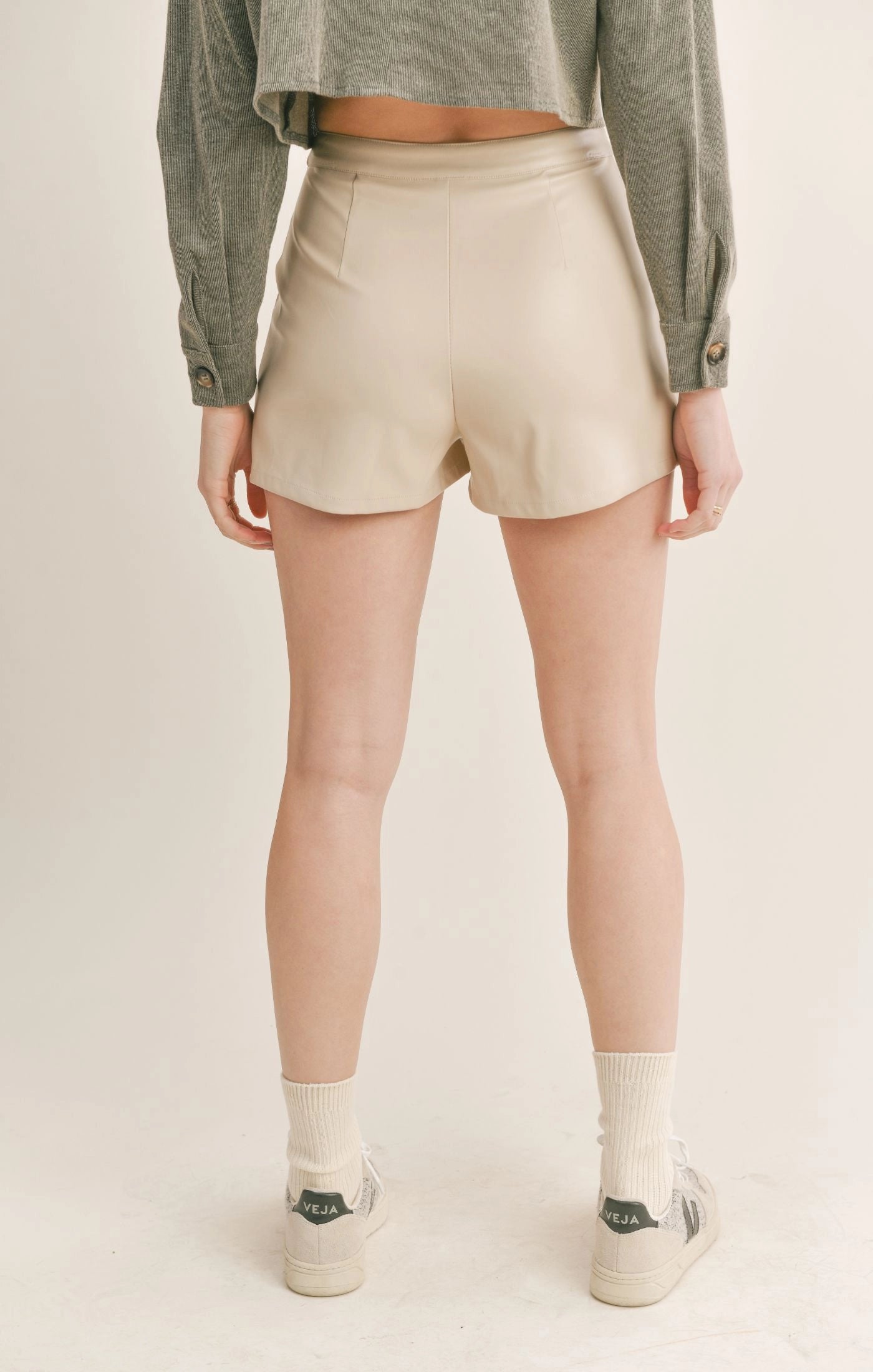Sadie & Sage Hidden Gem PU Leather Short