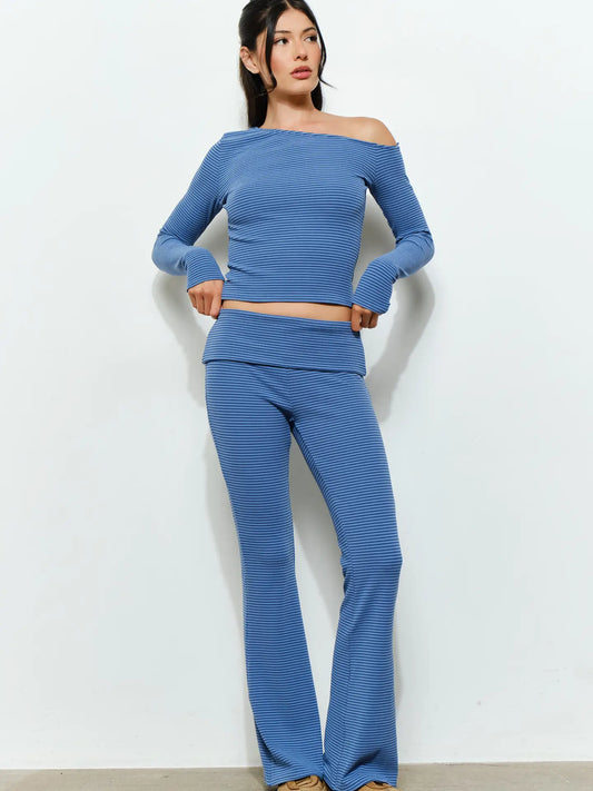 Grady Striped LS Top