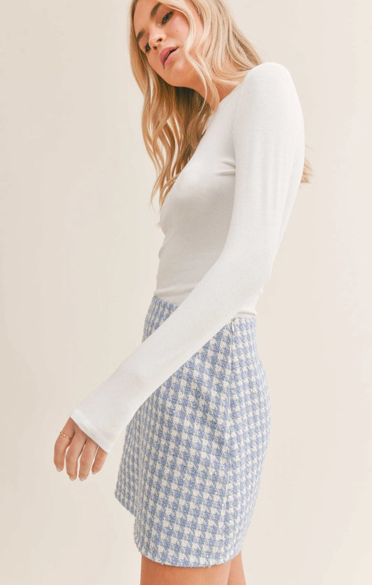 Sadie & Sage Marshmallow Crewneck Top