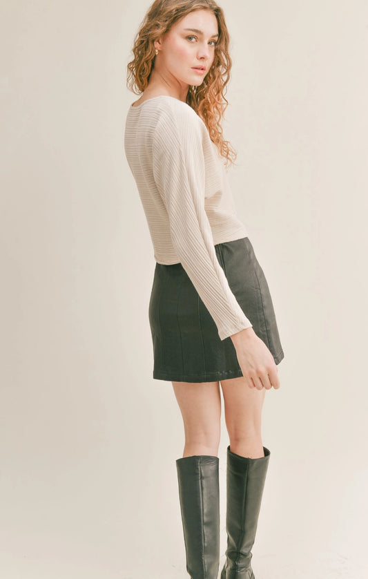 Sadie & Sage Penelope Boat Neck Top