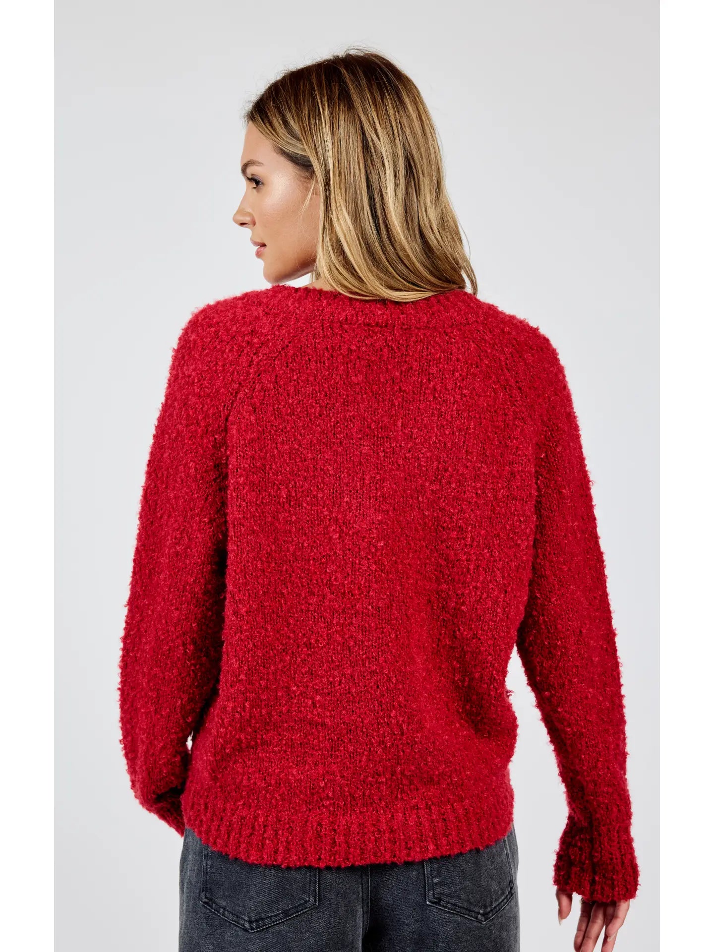 Sadie & Sage Limelight V Neck Sweater
