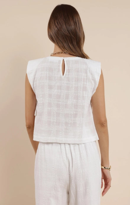 Salt Air Muscle Crop Top