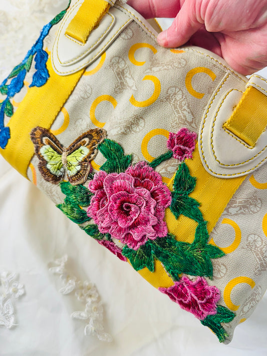 OOAK Celine Floral Purse