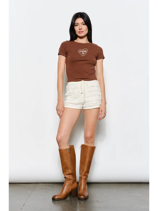 Embroidered Giddy Up Tee