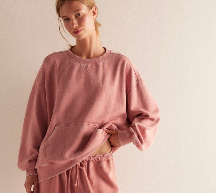 FREE PEOPLE SLOW IT DOWN PULLOVER