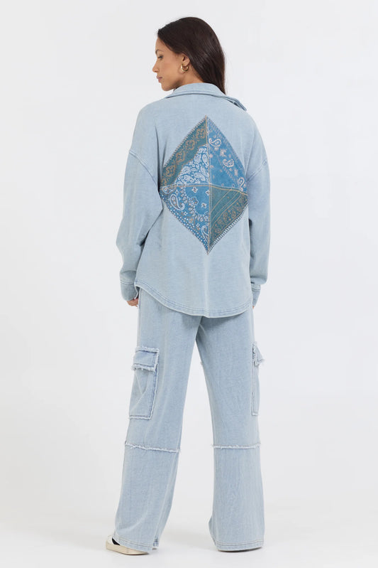 Vintage Havana Terry Cargo Pant