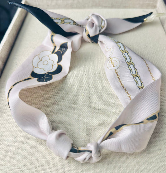 Tie On Scarf Necklace for Clip On Charms