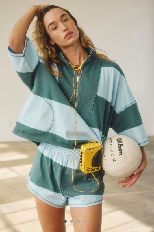 FREE PEOPLE RETRO RUGBY SET