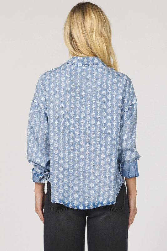 Dear John Adrianna Tencel Button Down Shirt