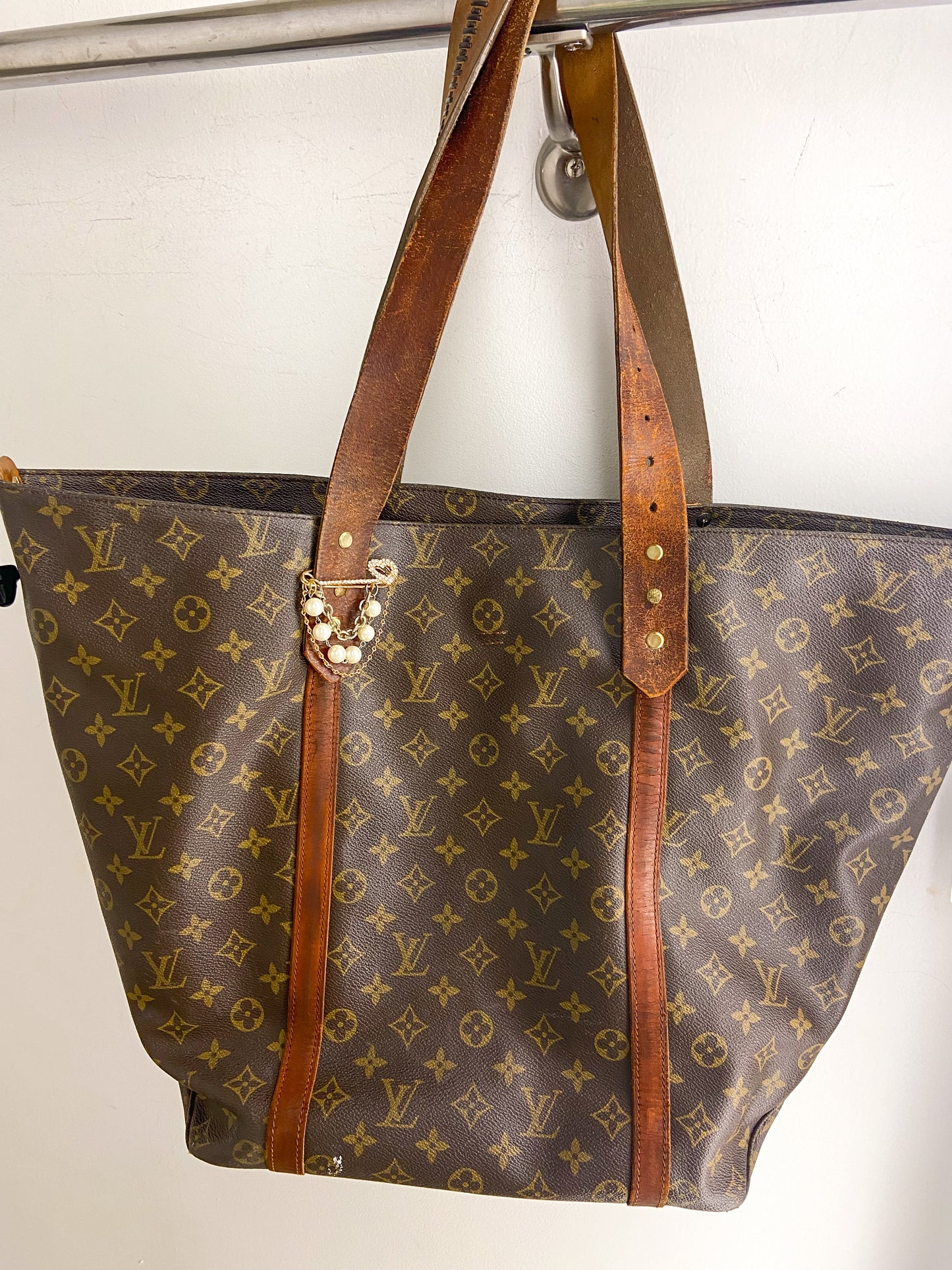LS Upcycled Vintage LV Fleur-De-Lis Bag