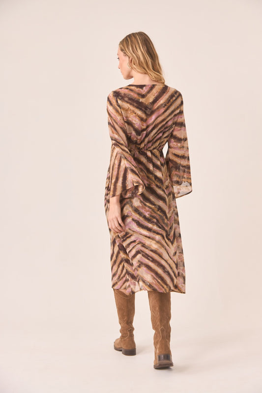 Nekane ANIMAL PRINT MIDI DRESS