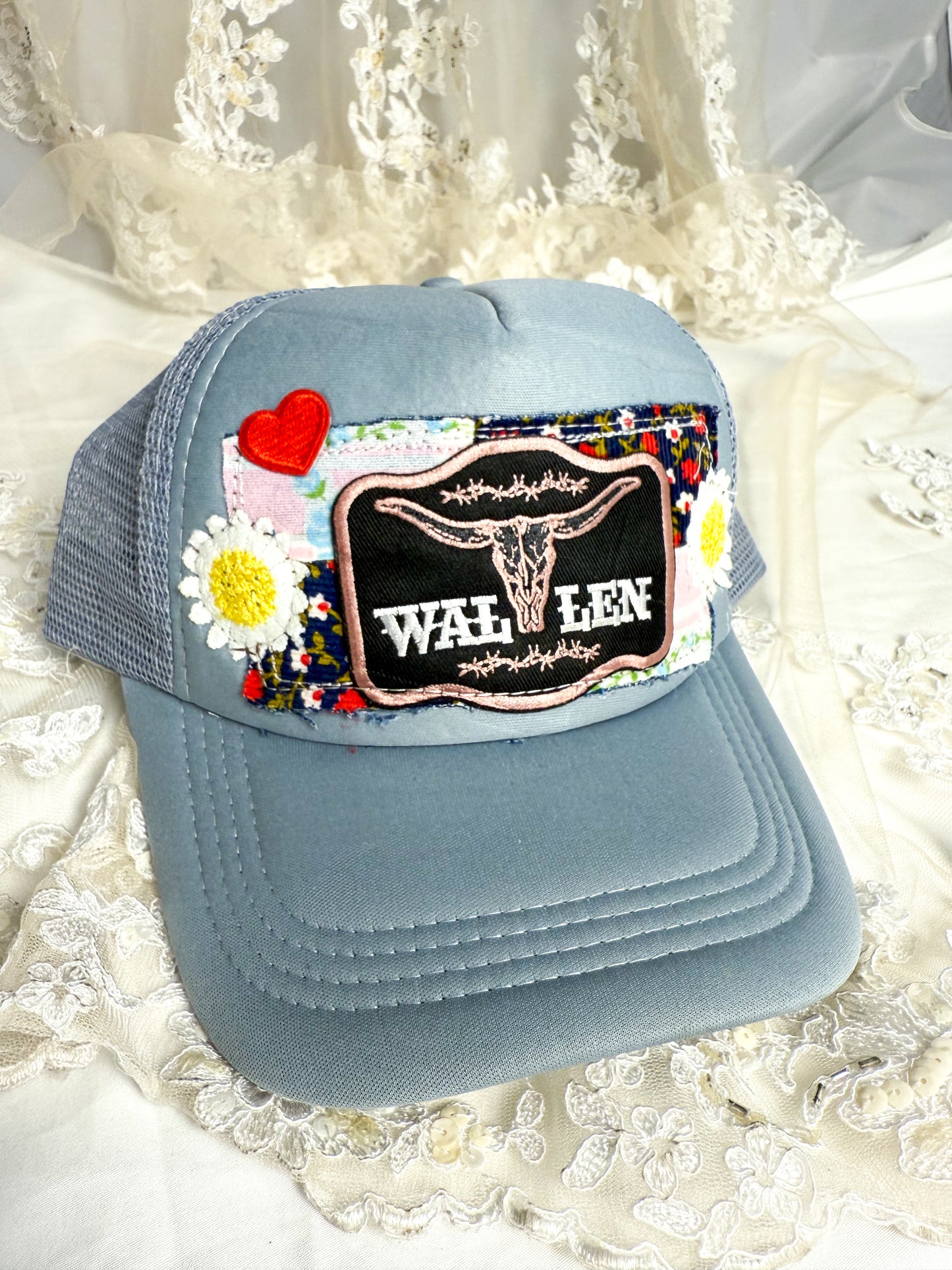 OOAK Wallen+ Daisies Trucker Hat