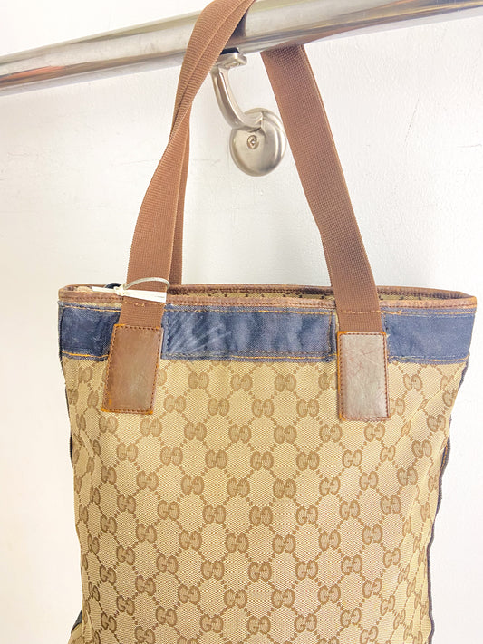 OOAK Vintage Flower Embellished Gucci Shoulder Bag