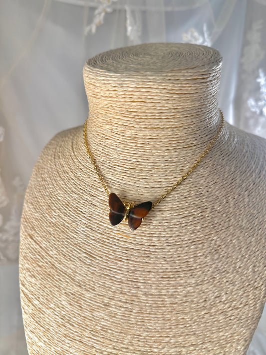 OOAK Vintage Butterfly Necklace