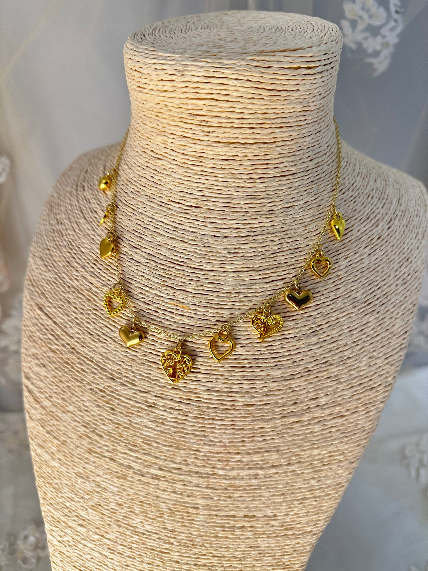 Heart Charms Necklace