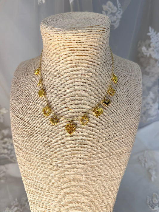 Heart Charms Necklace
