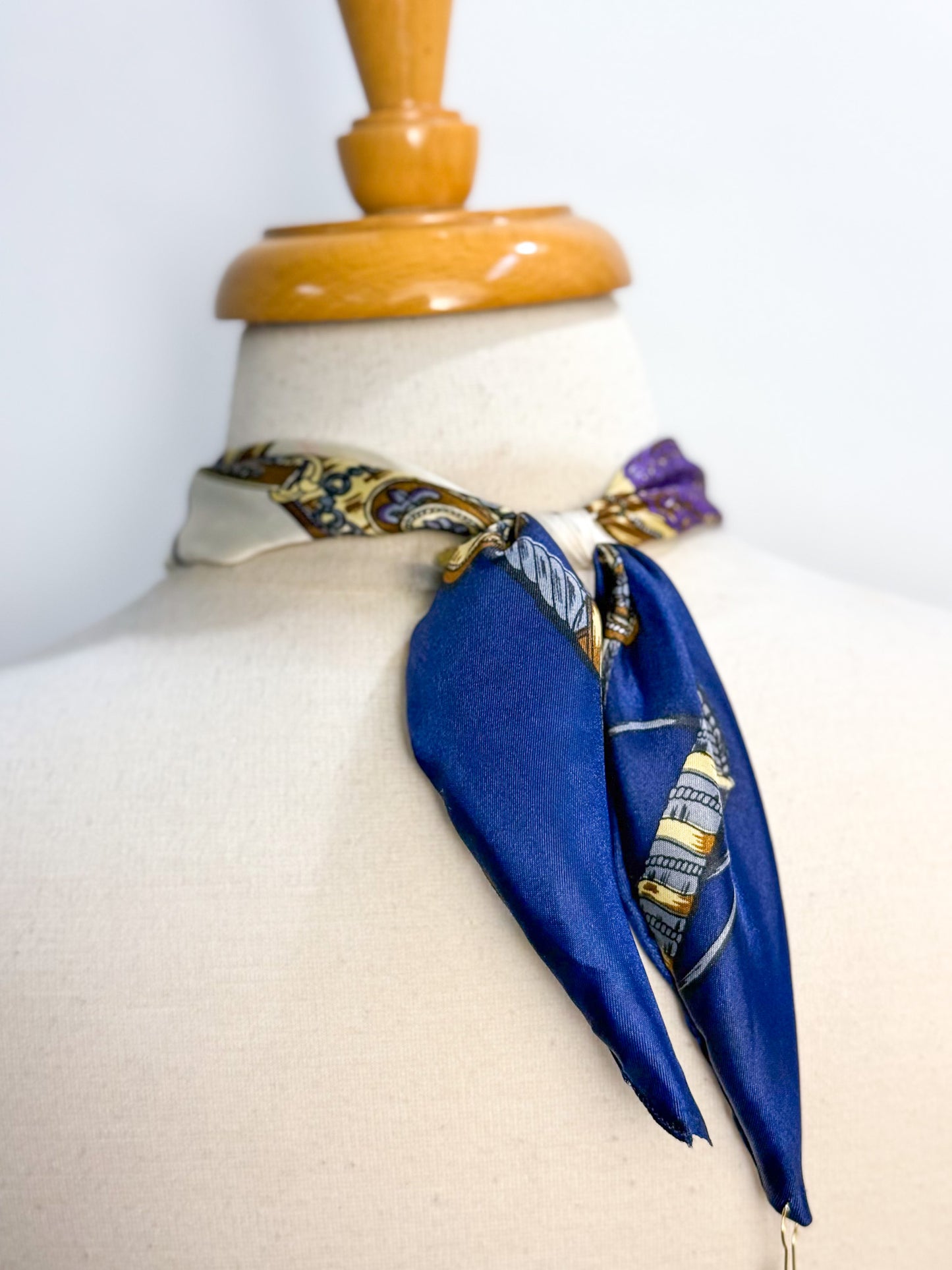 OOAK Heart Scarf Necklace