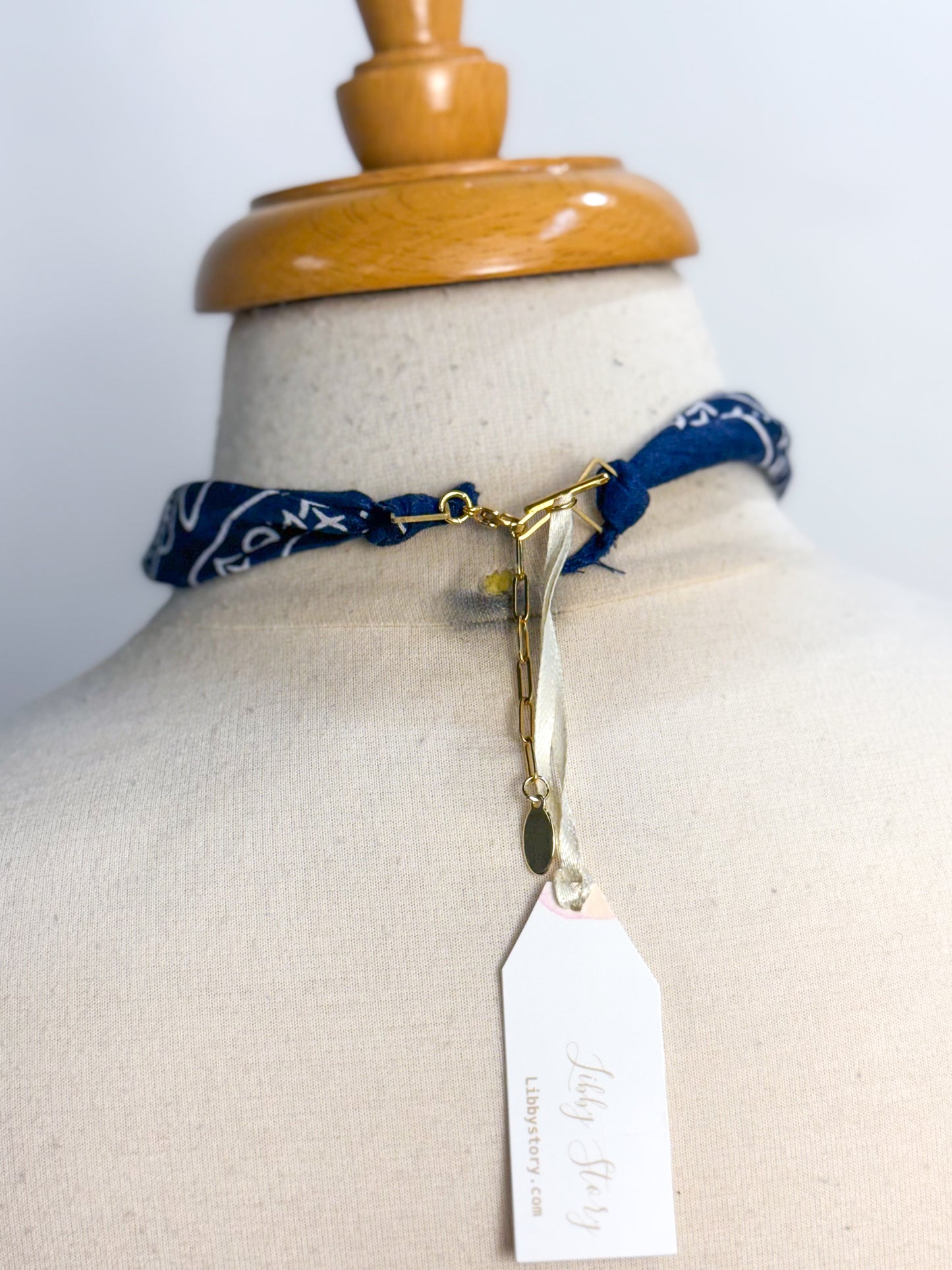 Bandana Cross Neckalce