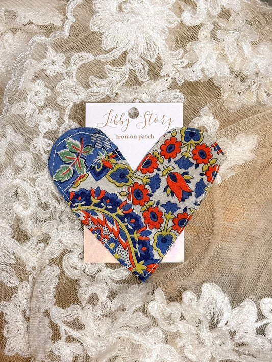 OOAK Libby Story Large Heart Patch