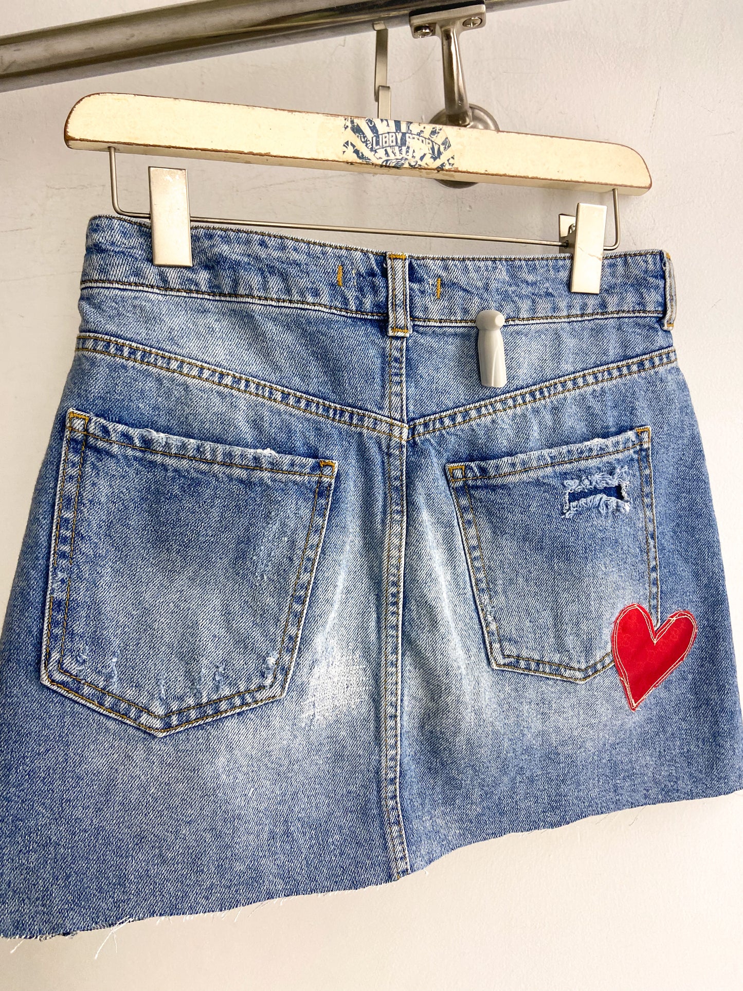 OOAK Free People Upcycled Denim Skirt
