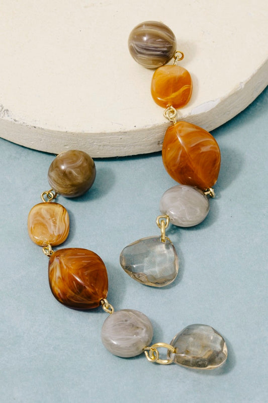 Assorted Vintage Acrylic Beads Dangle Earrings