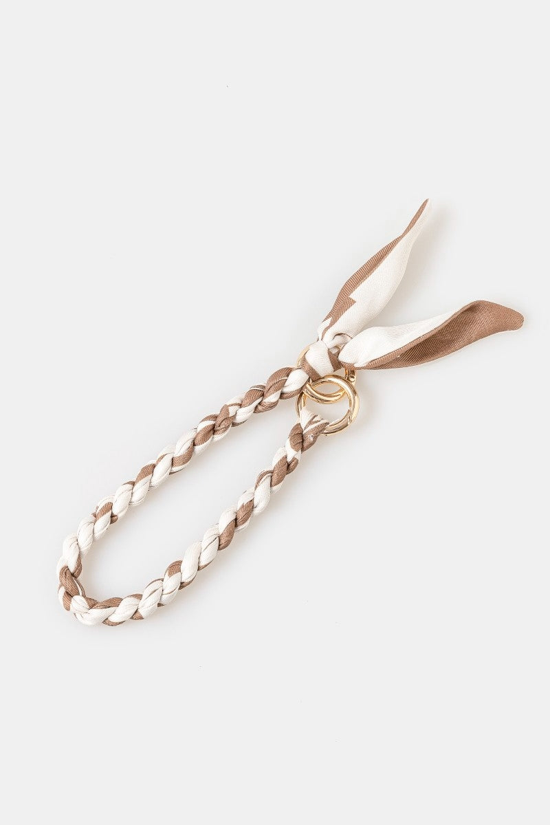 Braided Bandana Bag Charm