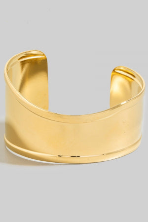 Stainless Steel Wide Cuff Bracelet