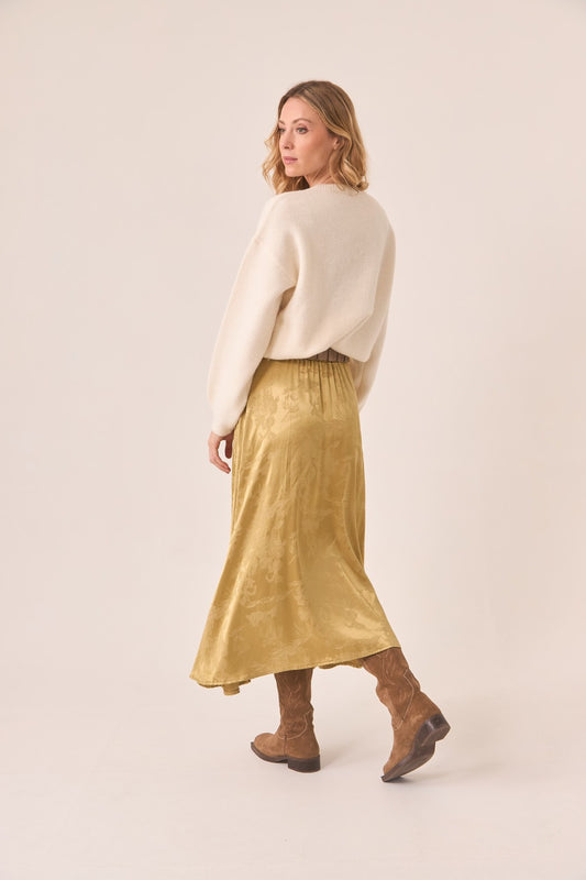 Nekane FLOWERS SATIN SKIRT