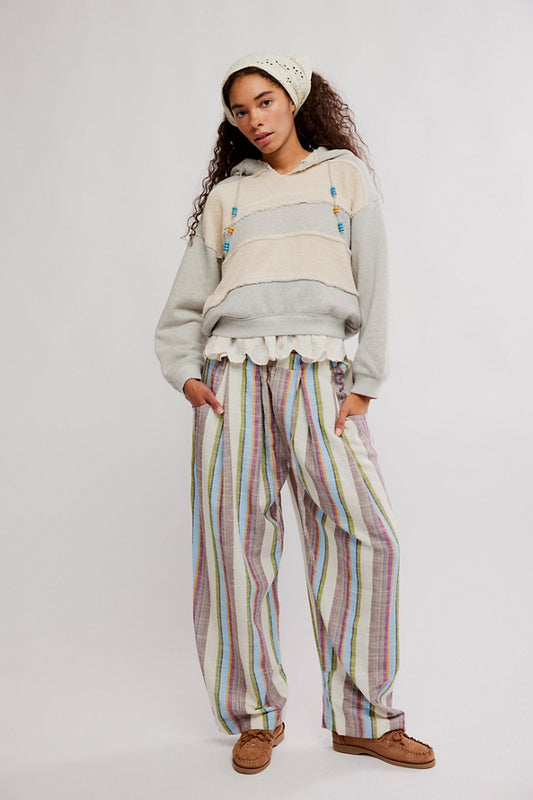 Free People Chambers Laid Back Striped Pants