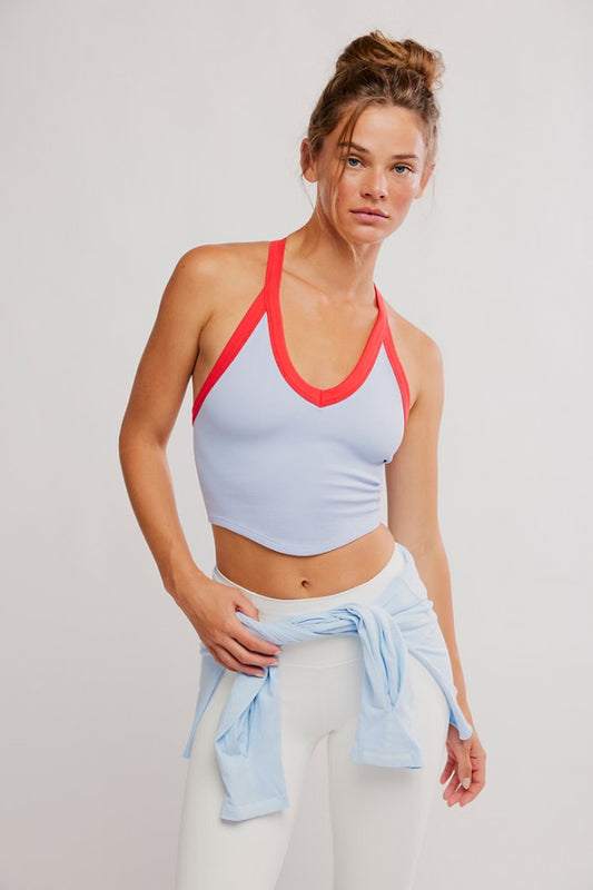 Free People All Clear Vneck Colorblock Cami