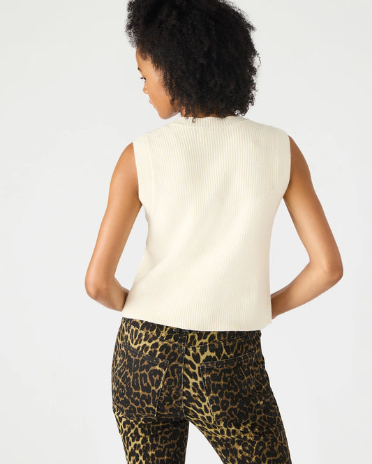 Aliya Sweater Vest Cream