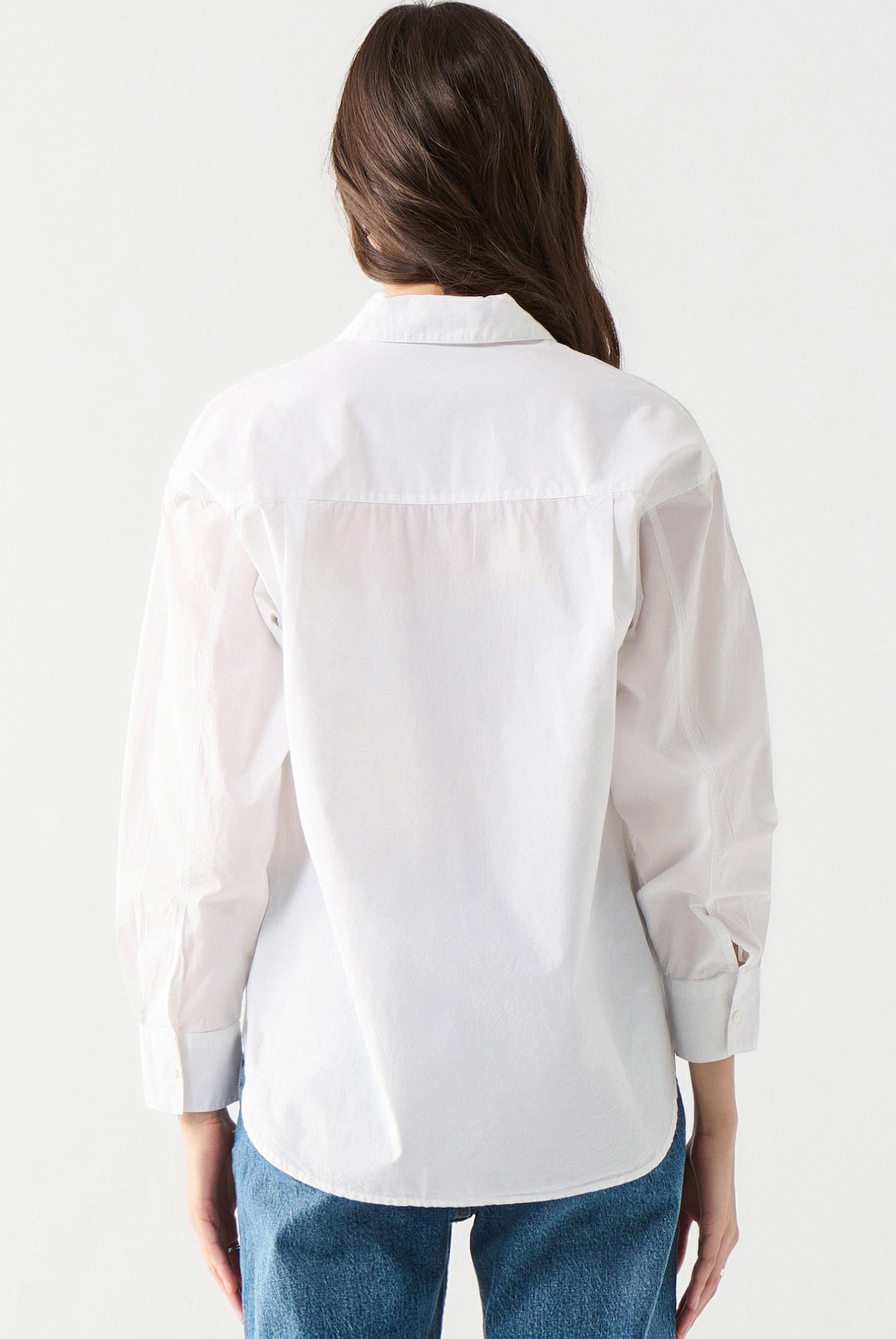 Dex LS Poplin Button Front Shirt