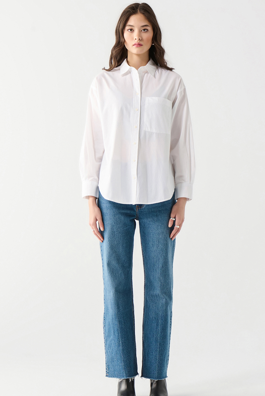 Dex LS Poplin Button Front Shirt