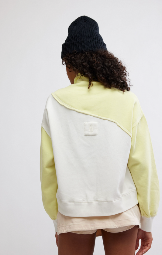 Free People Colorblock Homestretch Pullover