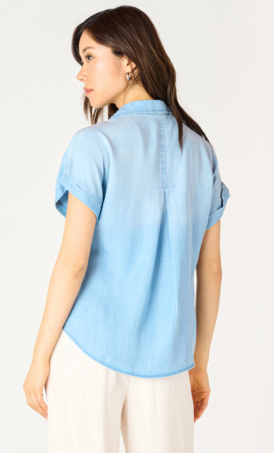 Dex Button Front Blouse