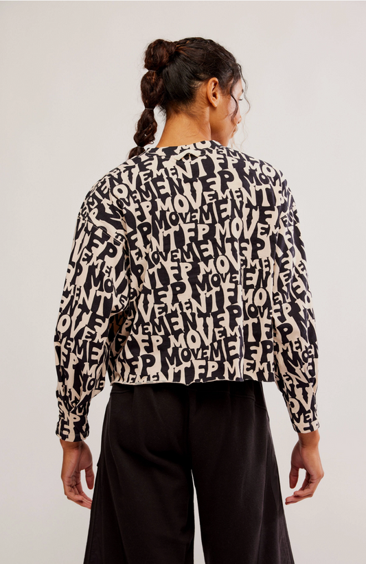 Free People Inspire Layer Logo Tee