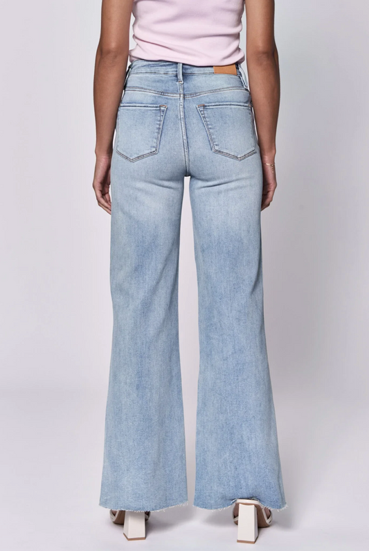 Dear John Fiona High Rise Cut Off Hem Jeans